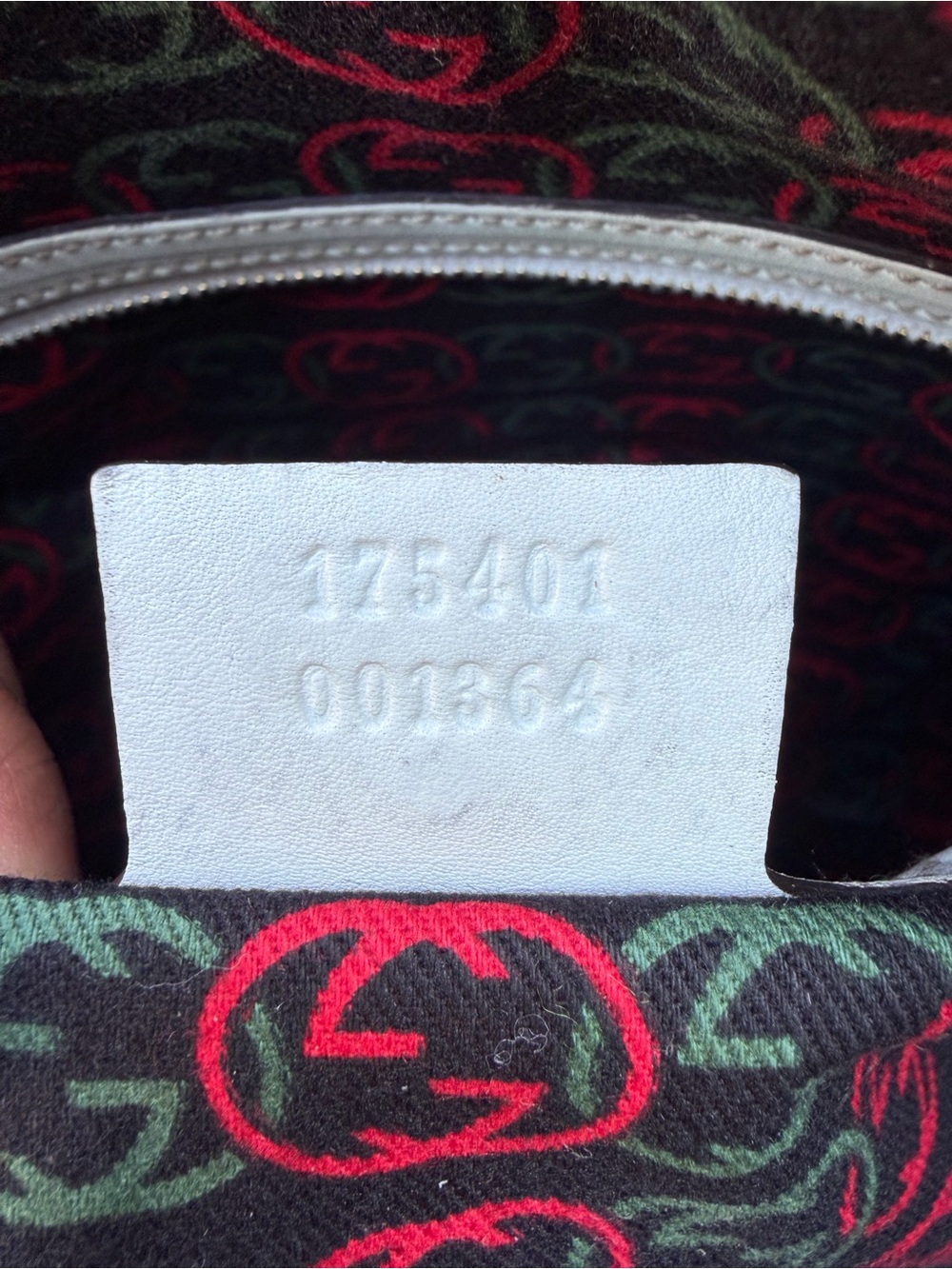 Gucci White Leather Britt Large Boston GG Shoulder Bag+Dust Bag - Picture 16 of 17